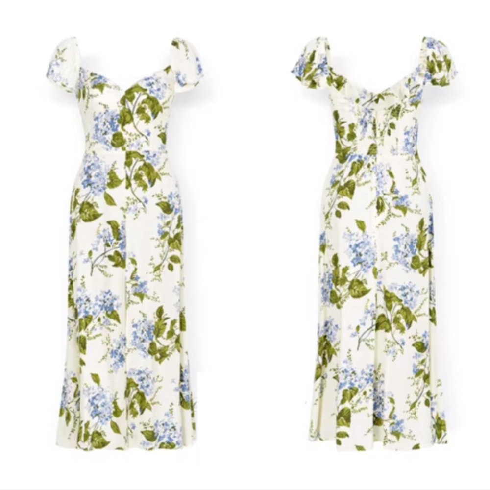 Reformation Baxley Dress - Riviera